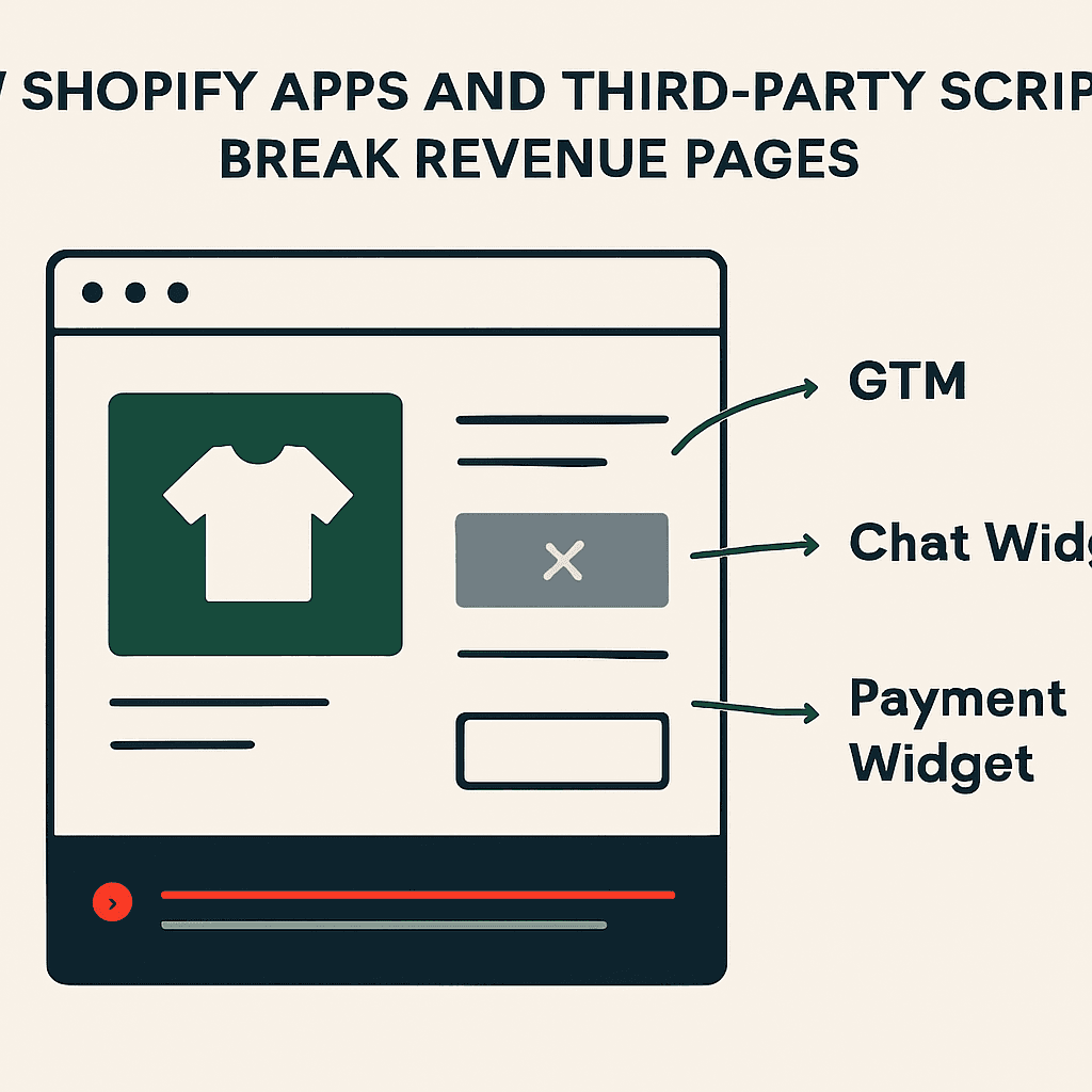 How Shopify Apps and Third-Party Scripts Break Revenue Pages